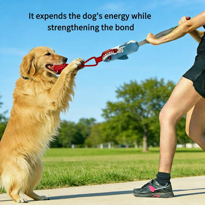 Interactive Dog Tug Toy, Pulling Toy with a Sound Squeaky, Tug of War Toys for Puppies
