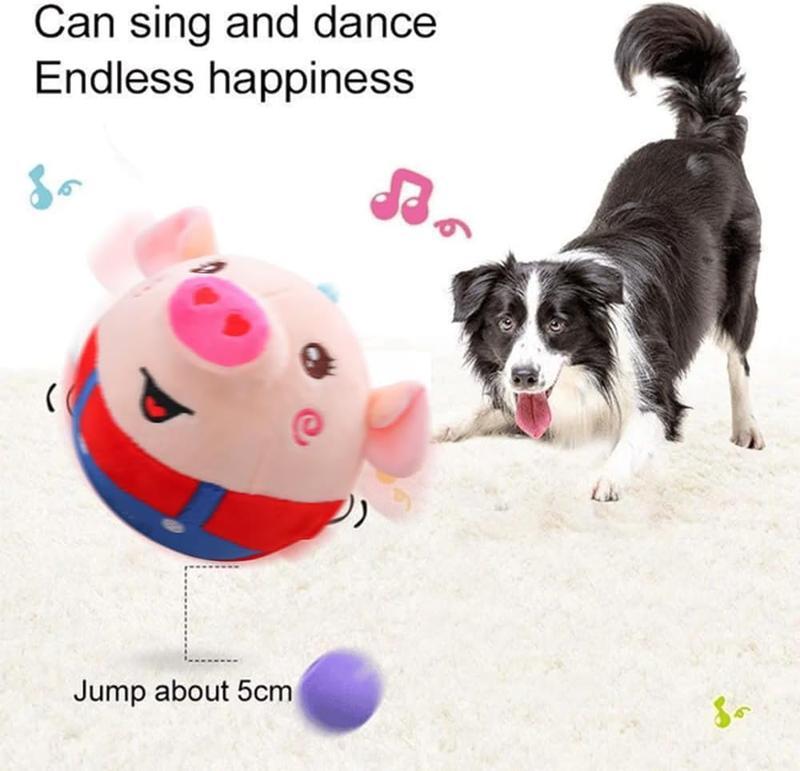 Active Moving Plush Toy Smart Interactive Toy USB Rechargeable Washable 120 Music