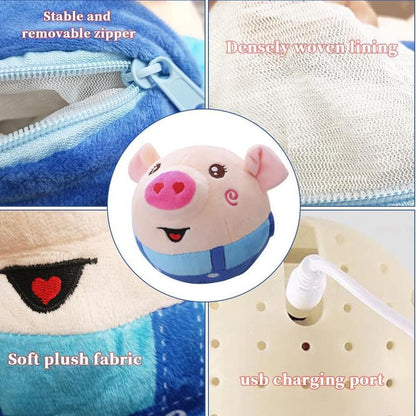 Active Moving Plush Toy Smart Interactive Toy USB Rechargeable Washable 120 Music