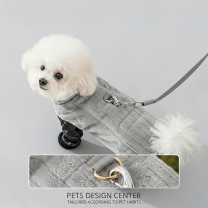 🐾 All-In-One Winter Adventure Dog Suit: Waterproof Coat + Cozy Flannel + Built-In Snow Boots