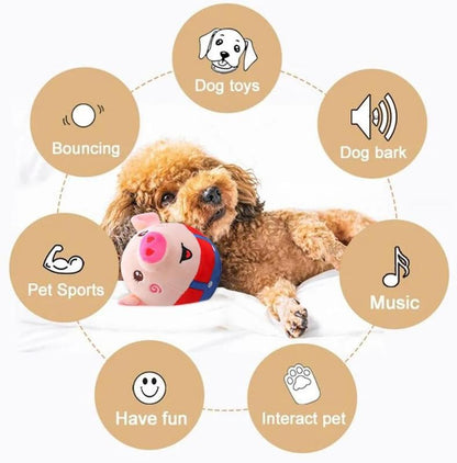 Active Moving Plush Toy Smart Interactive Toy USB Rechargeable Washable 120 Music