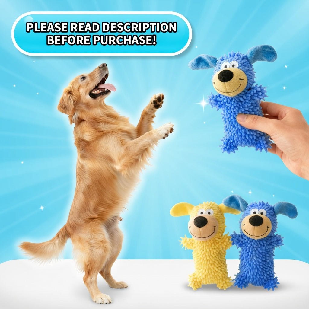 Interactive Squeaky Plush Dog Toys -  Suitable for Throwing and Catching Games but Not Chew Toys