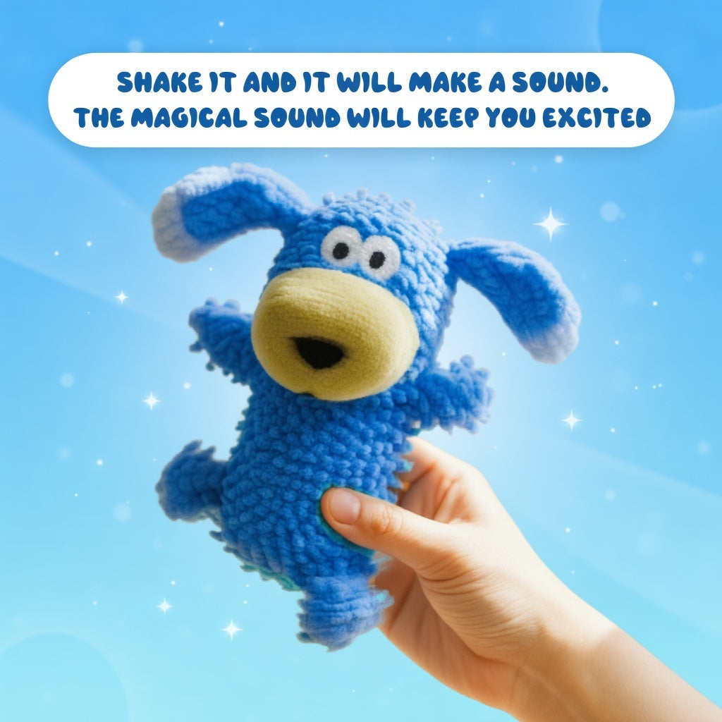 Interactive Squeaky Plush Dog Toys -  Suitable for Throwing and Catching Games but Not Chew Toys