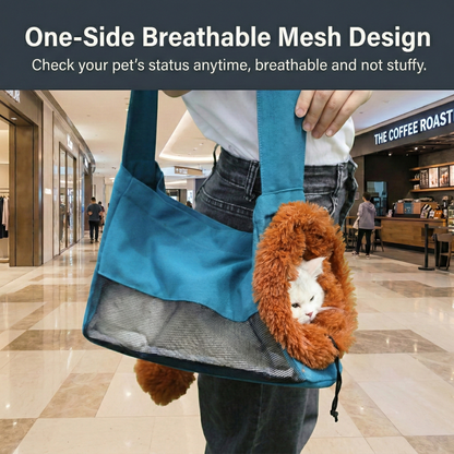 🦁 Lion-Themed Cat & Small Dog Shoulder Carrier Bag