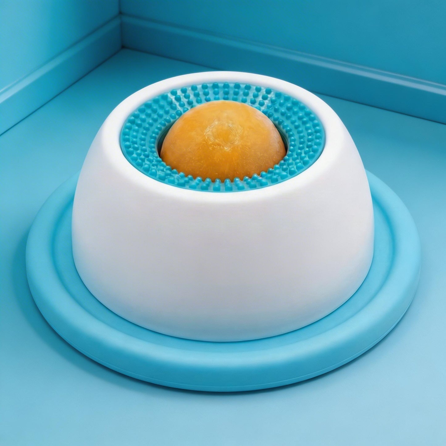 Calming Lick Bowl for Dogs – Anxiety Relief Slow Feeder with Non-Slip Base & Freezable Treat Reservoir